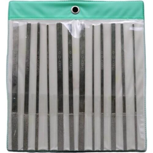 Needle File for 12 Pieces of 180mm Taper Diamond File CF-400 Die Sinker CNIM Hot