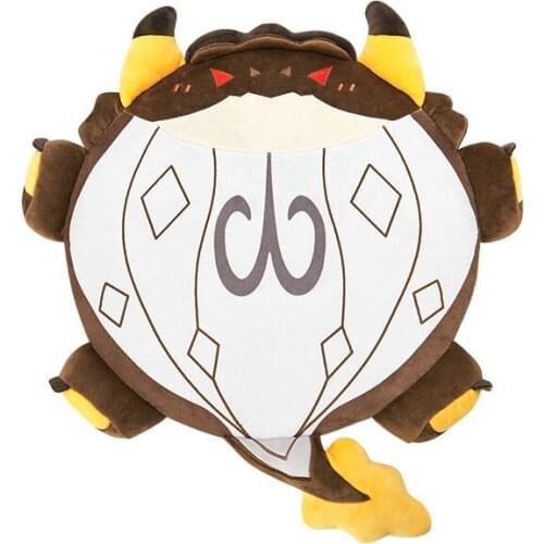 Game Boss Ruoda Dragon King Doll Genshin Impact Zhongli Cosplay Plush Pillow Anime Cotton Cushion Halloween Prop Kids Toys Mat