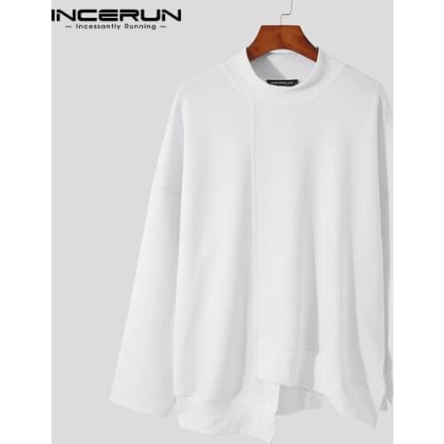 Стильные мужские толстовки INCERUN China At AliExpress