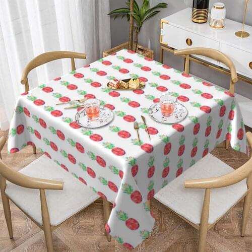 Red Flare Tablecloth Modern Printed Table Cover Restaurant Wholesale Protection Polyester Table Cloth