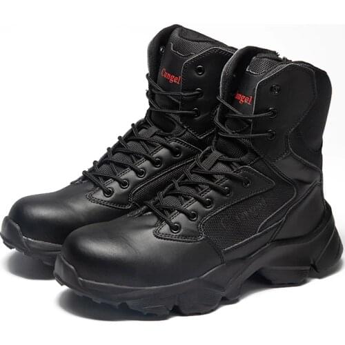 Mens Winter Snow Boots Super Warm Mens Boots High Quality Waterproof Sneakers Outdoor Mens Hiking Boots Work Shoes Size 46