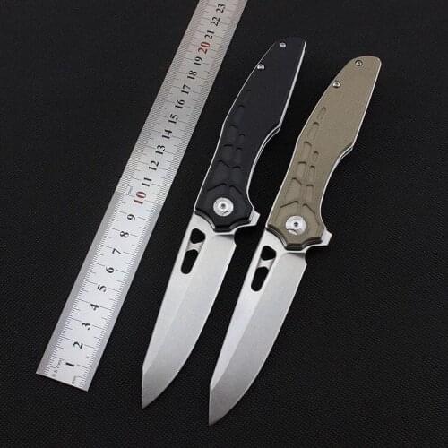 New Non-straight Folding Knife Bearing Ball Knife Multi-purpose for Outdoor Survival Camping Hunting Tactical EDC Pocket