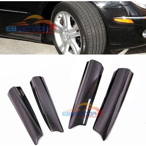 Real carbon fiber side skirt splitter apron for Benz W211 E280 E63 M167