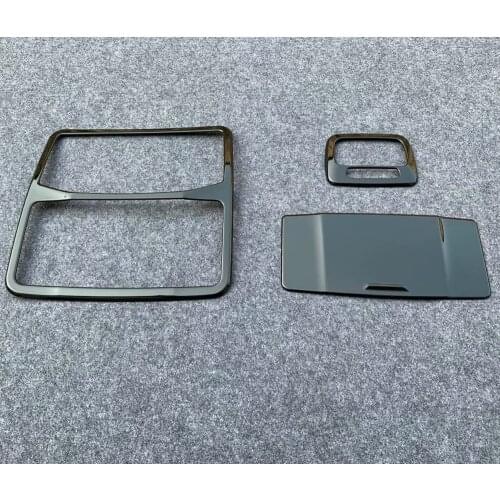 For Mitsubishi Delica 2020 2021 Car Styling Decoration Roof Reading Light Panel Cover Frame Stickers Interior