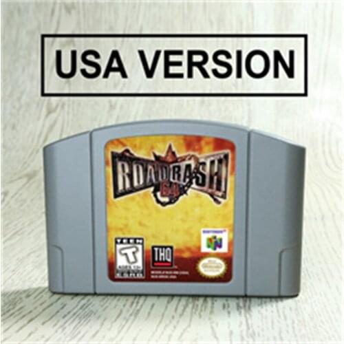 Road Rash 64 For 64 Bit Game Cartridge USA Version NTSC Format