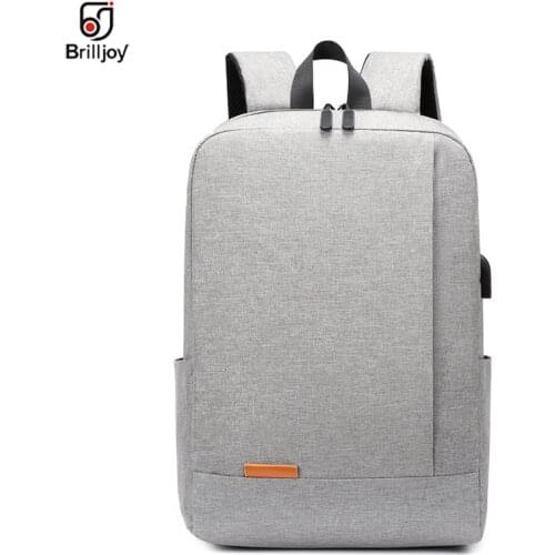 Casual Bag Men 12 13 14 Inch Laptop Backpack Large Capacity Business USB Charging Travel Backpack Men College Student School Bag