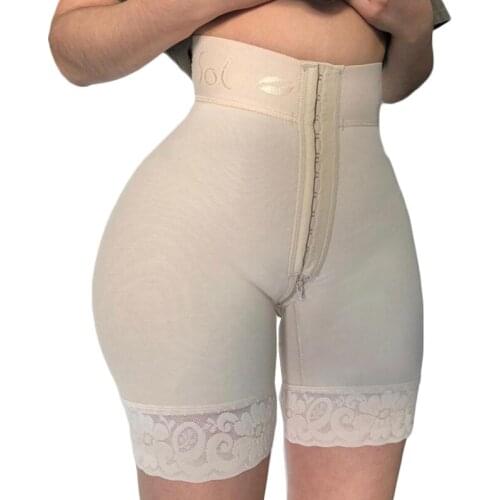 High Compression Butt Lifter Shorts Charming Curves Slimming Push Waist Trainer Lace Reductive Fajas Postpartum Recovery