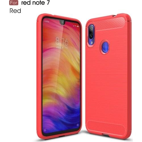 2019 TOP designer Cases for Redmi Note7 cover Carbon Fiber soft TPU cases for Xiaomi Redmi Note7 DHL Free shipping 50pcs