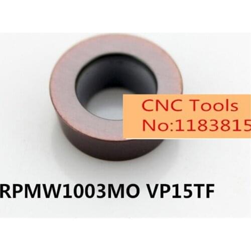 10pcs RPMW RPMW1003 RPMW1003MO VP15TF Milling Inserts Turning Tool Mini Milling Machine for Metal Lathe Cutter