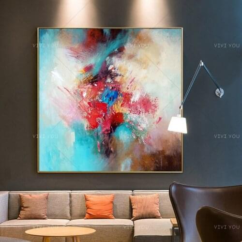 100%Handmade Wall Picture Color Oil Painting On Canvas Creations Large Abstract Wall Art Decorative Paintings For Room