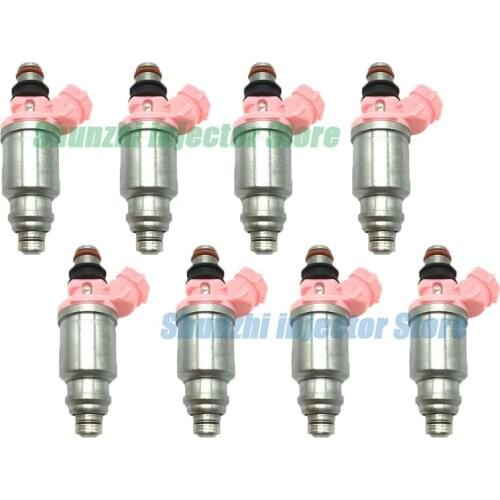 8pcs Fuel Injector Nozzle For Toyota Land Cruiser 4.5L V8 Lexus LX450 4.5L V6 23250-74080 23209-74080 2325074080 2320974080