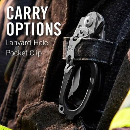 896B Survival Tools Emergency Shears Combination Scissors with Strap Cutter and Glass Breaker Power Hand Tools