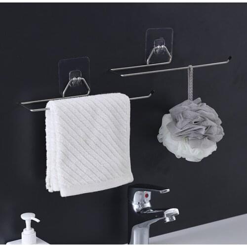 Kitchen Paper Roll Holder Towel Hanger Rack Toilet Paper Holders Bathroom Organizer Shelf Bar Cabinet Rag Hanging Holder