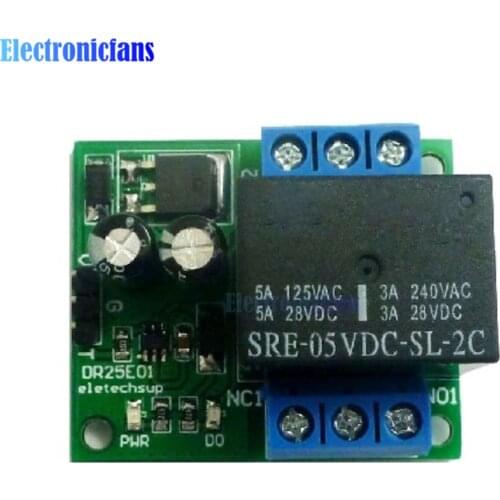 DC5-24V 3-5A 5V 6V 12V 24V Flip-Flop Latch DPDT Relay Module Double Pole Double Throw Self-locking Switch Bistable Trigger Board