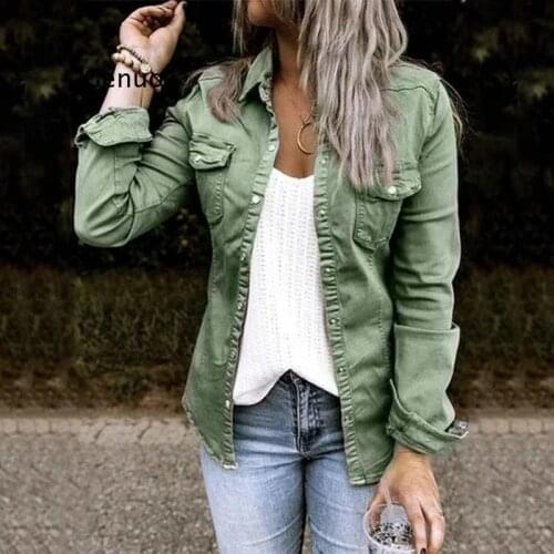 Genuo Womens Denim Jackets