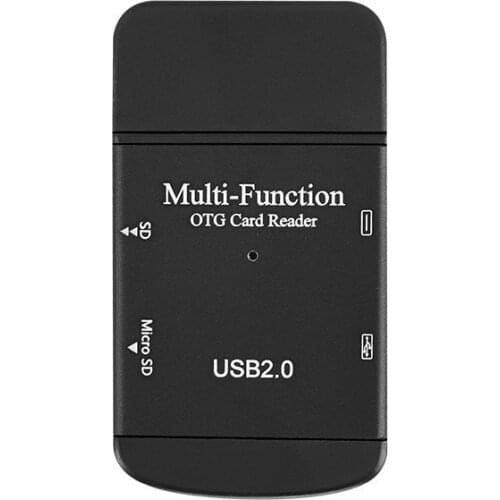 USB Card Reader Type-c Android Mobile Computer All-in-one OTG2.0 SD/TF/U Disk Four-in-one Card Reader High-speed Transmission