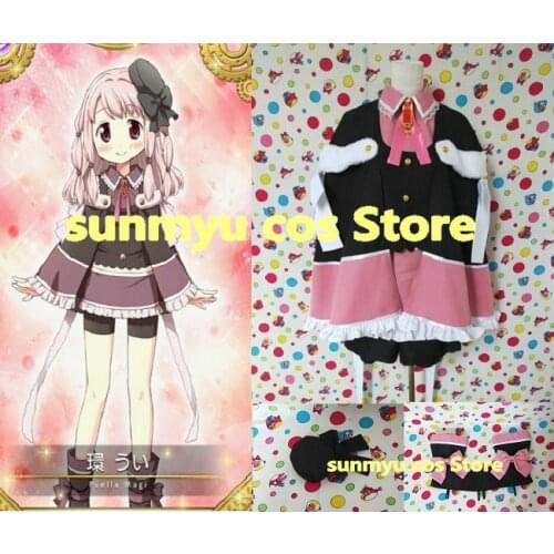 Customize,FreeShipping! Magia Record Mahou Shoujo Madoka Magica Gaiden Tamaki Ui Cosplay Costume,Custom Size Halloween Wholesale