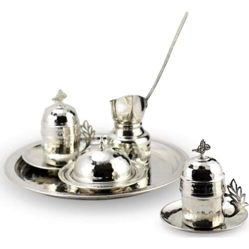 Morya English Teaware Set Europe Copper Tea Set Copper Pot Kettle Coffee Cup Tea Mug With Coffeeware Copper Tray