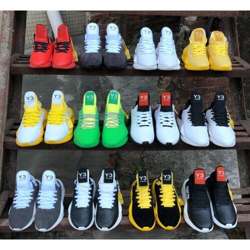 Fashion European and American casual mens shoes real leather shoes KGDB Y3 shoes Lovers sports running shoes