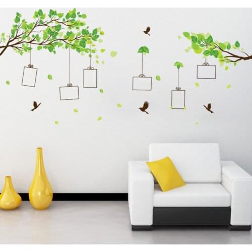 The living room TV wall warm bedroom decoration Korea fifth generation REMOVABLE STICKERS AM914 Yi Lin