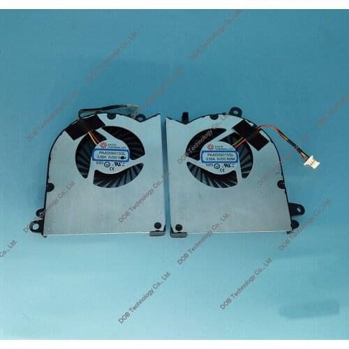New GENUINE Laptop Fan PAAD06015SL N293 N294 FAN For MSI GS60 CPU+GPU cooling Fan 5V 0.55A Free shipping