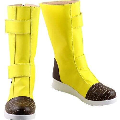 Trunks Cosplay Yellow Boots Unisex Halloween Custom Made Shoes