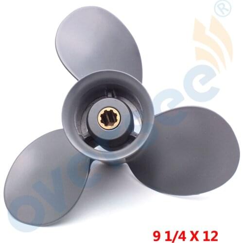 58130-ZV7-000ZA Outboard Aluminium Propeller 15HP 9-1/4 x12 3 Blade For Honda Outboard Motor