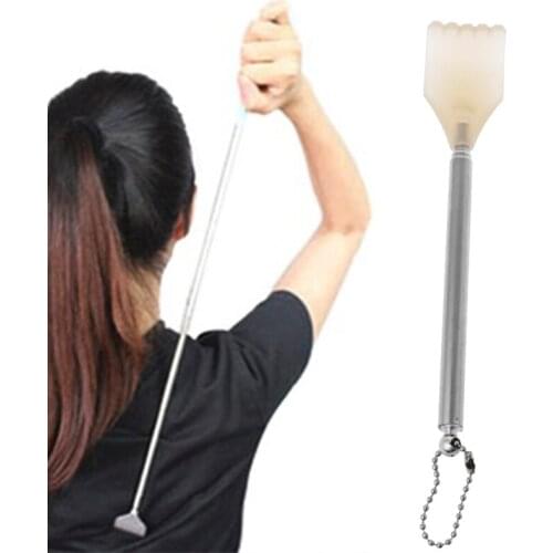 Drop Ship&Wholesale Telescopic Stainless Steel Backscratcher Back Head Scalp Foot Self-Massage tool Oct.24