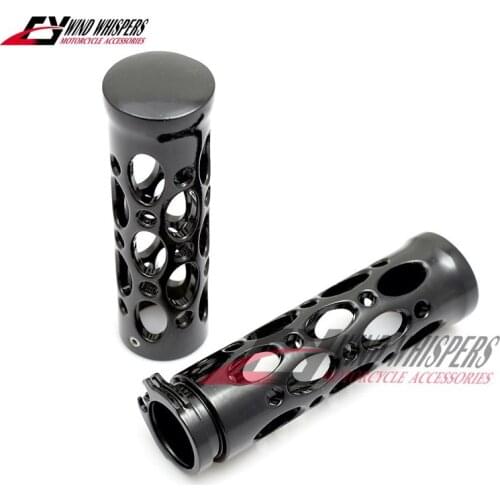 Motorcycle 1''Aluminum modified handle grips For Magna Steed Vlx Shadow XL 883 1200 Fat boy V-Rod Dyan Softail Vulcan Darg Star
