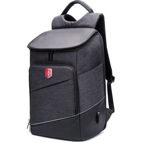 Swiss Mens Backpack Fashion Multifunction USB Charging Men 15 inch Laptop Backpacks Bisiness Travel bagpack Mochila anti thief