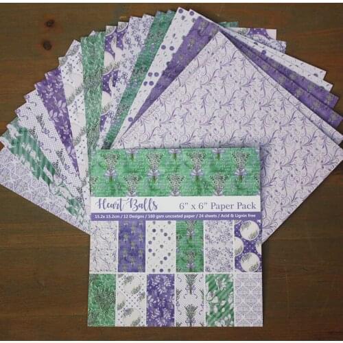 Scrapbooking Decorative Papers Flowers Craft paper Origami Art Background Paper Card 6" Single Side Printed24 pcs/pack