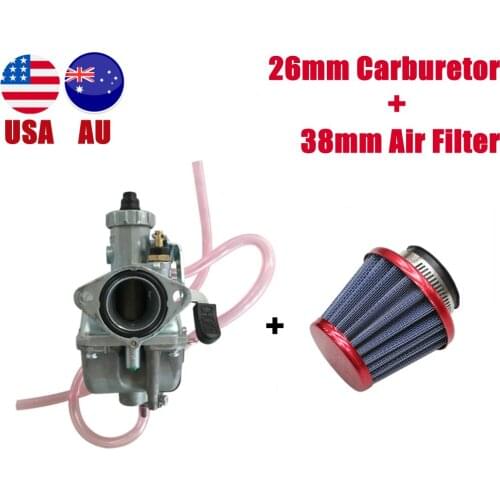 Molkit 26mm Carby Carburetor 38mm Air Filter For 125cc 140cc CRF70 CT70 KLX DHZ Lifan YX