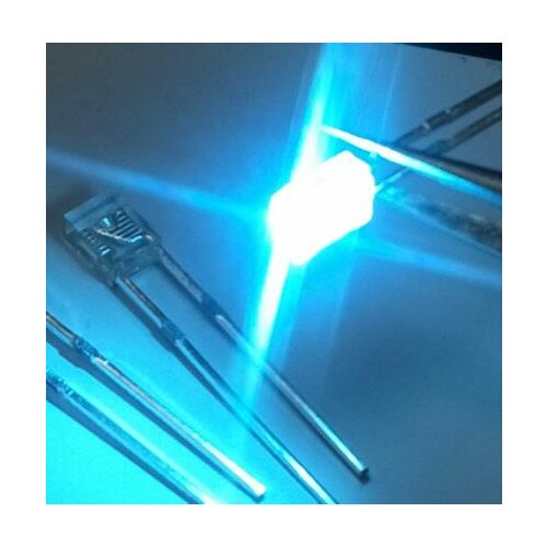 High Quality 50pcs 2x3x4 Rectangular (square) type ice blue/Cyan led lighting beads,brightness600 MCD for backlight