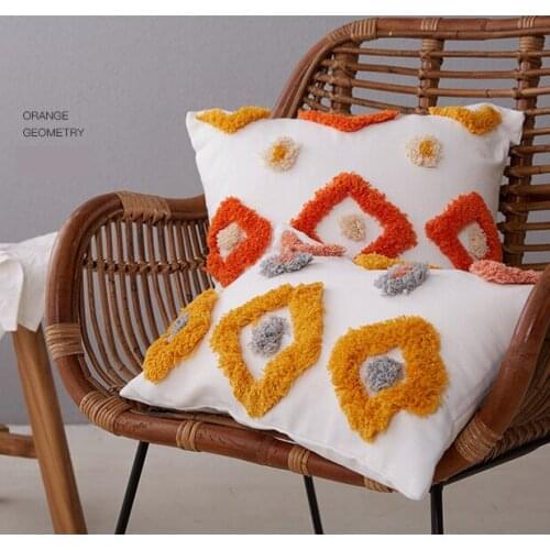 ZENGIA Moroccan Cushion Cover Boho Geometric Pillow Cover 45x45 Decorative Pillows For Sofa/ Car/Seat Home decoration Pillowcase