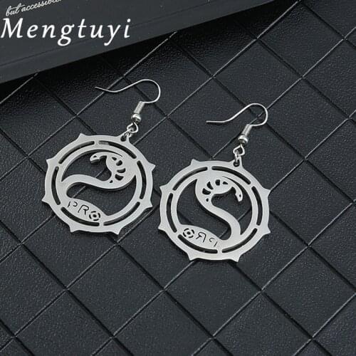 Escape from Tarkov Earrings Snake Shape Pendent Drop Earrings For Women Girls Cosplay Jewelry Accessories Gift Trinket