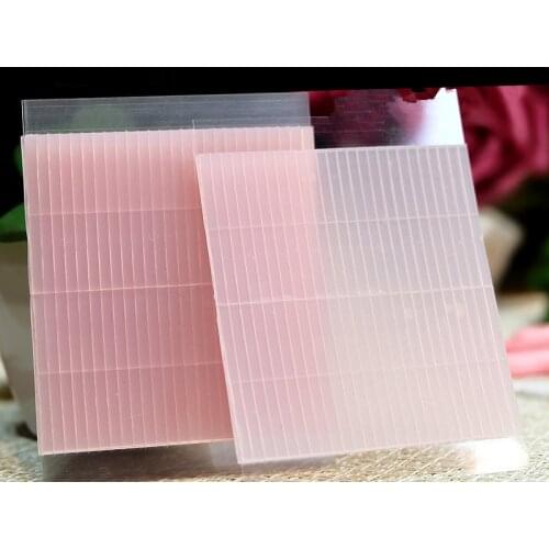 50pcs/piece invisible double eyelid tape magic eyelid stickers double sided strip adhesive fiber Stretch objects for eye tools