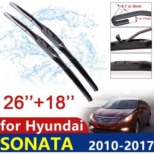 Car Wiper Blade for Hyundai Sonata YF LF 2010~2017 Car Wiper Blade Windscreen Windshield Wipers Car Accessories 2011 2012 2013