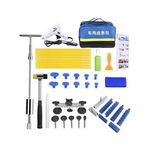 Car PDR sheet metal dent repair tool bump pit puller free spray paint seamless suction cup with glue gun Bridge Ferrament