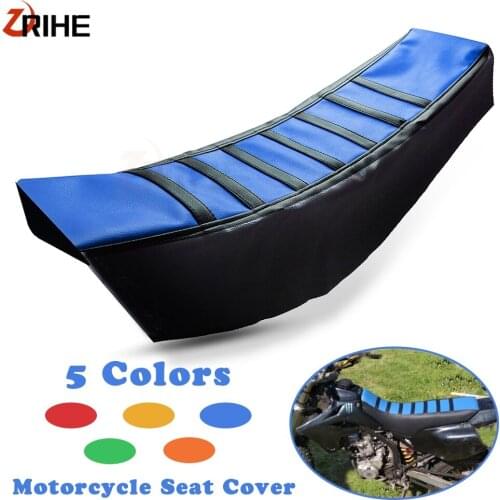 Dirt Bike Moto Ribbed Rubber Gripper Soft Seat Cover For Yamaha WR 125R 250R 125X 250X 250F YZ 125 250 250F XT 660R 660Z Tenere