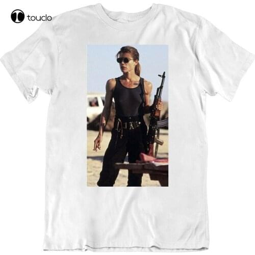 Sarah Connor Terminator 2 T2 Movie Fan T Shirt