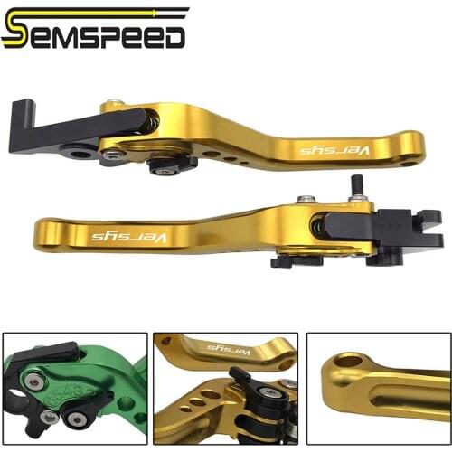 SEMSPEED For Kawasaki VERSYS 1000 VERSYS 650cc 2015-2019 2020 Motorcycle CNC Short Brake Clutch Levers Handle Grips Accessories