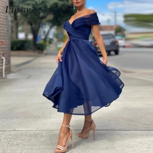 2021 New Fashion Women A-Line Wedding Party Dress Sexy Off Shoulder Solid Mesh Long Dress Elegant Chic Wrap V Neck Ruffle Dress