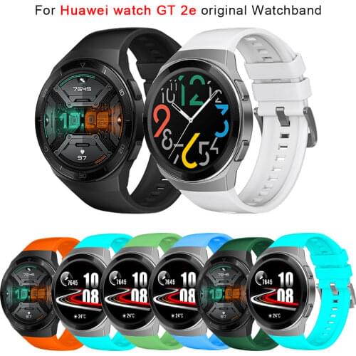 Official Silicone Band For Huawei Watch GT2 22mm Watchband For Huawei Gt 2 Pro Wristband Replacement Bracelet For GT2 46mm Strap