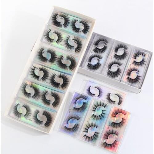 Wholesale Eye Lashes Bulk 4/10/20/30/50/100pcs Natural False Eyelashes Set Volume 3d Wispy Fake Lashes Fluffy Mink Lashes Makeup
