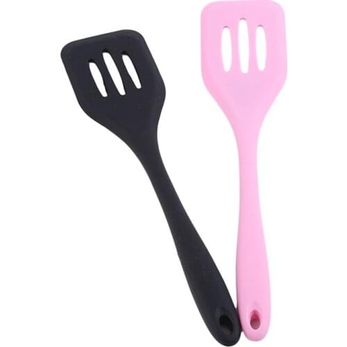 Food Grade Non-stick Silicone Slotted Turner Pot Shovel Frying Pan Silicone Spatula Cooking Utensils Kitchen Accessories
