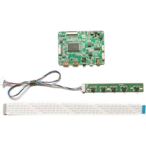 Fit VVX11F0/VVX12F0/VVX13F0 panel controller board DIY kit EDP 2-mini laptop screen 30-Pin 5V micro USB power 1920*1080