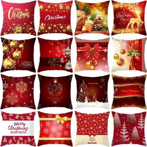 Cushion Cover Christmas Decorations For Home Fashion The Christmas Letter Pillow Case 45Cm*45Cm