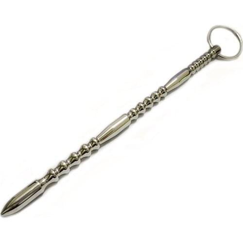 Long Stainless Steel Smooth Penis Plug Sounding Rod Penis Insert Sex Toys Urethral Dilators Men Urethral Plug Adult Game