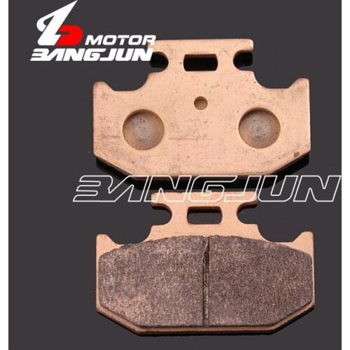 Motorcycle Rear Copper Base Metal Brake Pads For YAMAHA XT225 1993-1998 DT230 1996-1997 TTR250 1993-2000