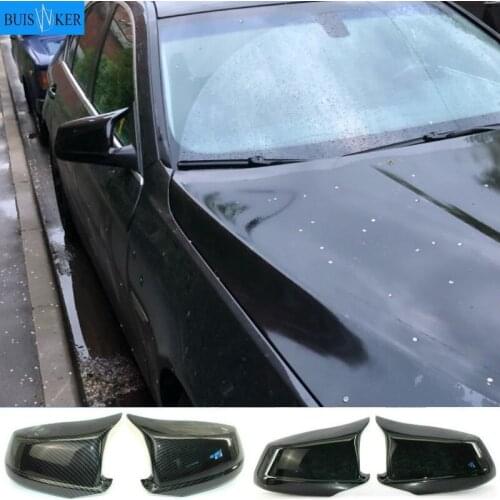 1 Pair Gloss Black Mirror Covers Left Right Side Rearview Mirror Cover Cap For BMW F10 F11 F18 pre-lci 11-2013 5 Series